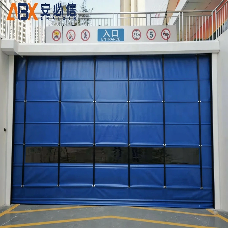 马鞍山市软帘堆积门